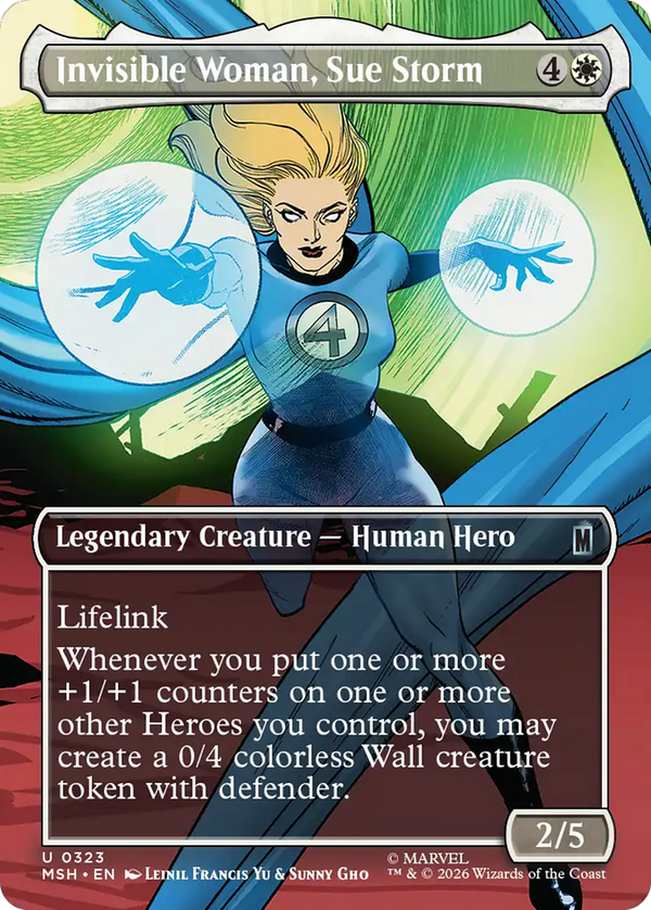 Invisible Woman, Sue Storm - Borderless Scene (MSH) (Pre-Order)