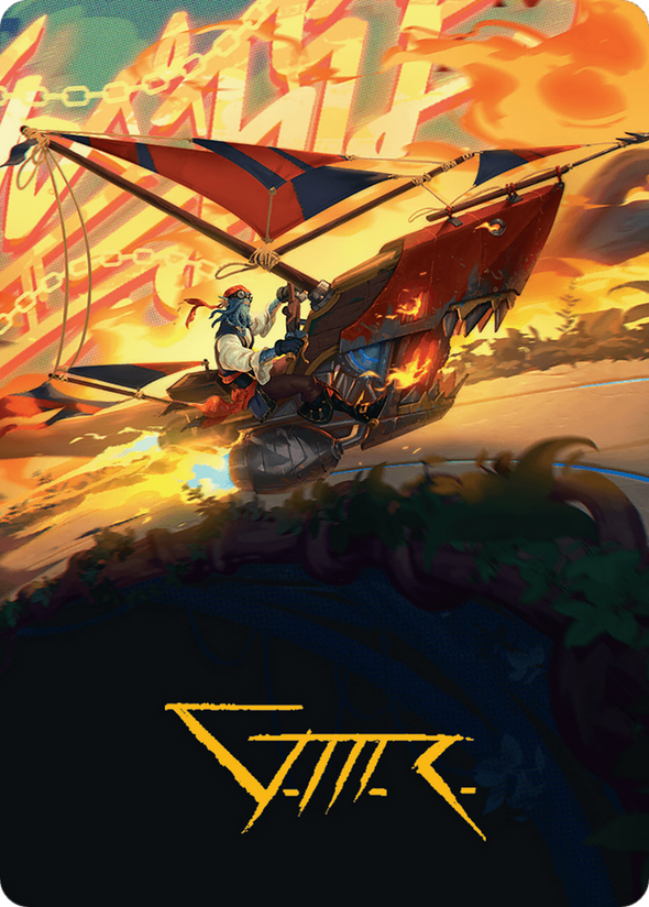 Boosted Sloop - Art Series (Gold-Stamped Signature) (ADFT)