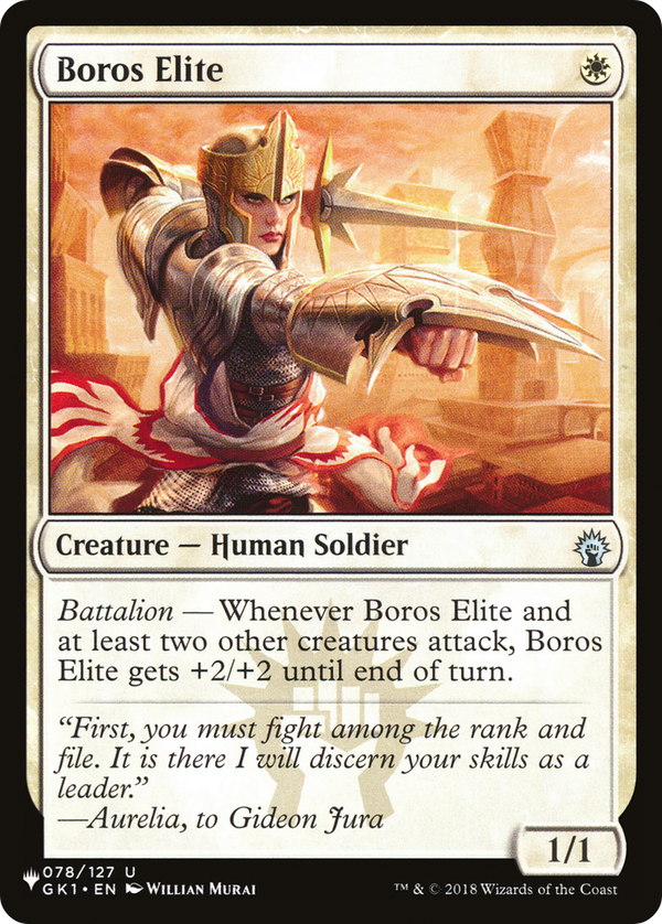 Boros Elite - GK1 Reprint (PLST)