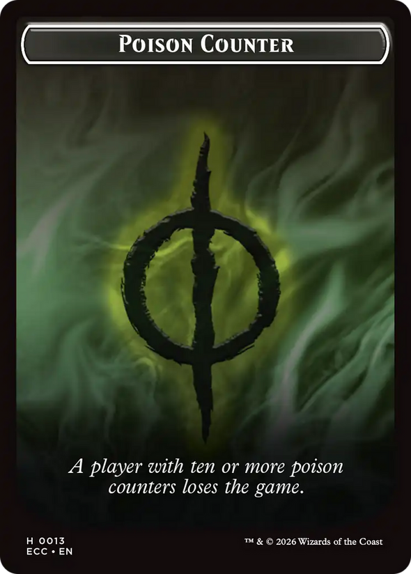 Poison Counter // Saproling Token (TECC)