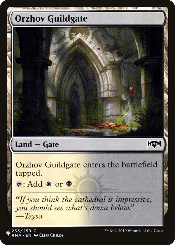 Orzhov Guildgate (253) - RNA Reprint (PLST)