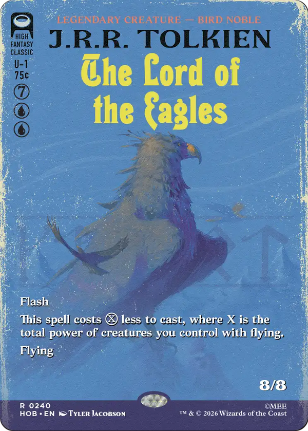 The Lord of the Eagles - Book Cover (HOB) (Pre-Order)