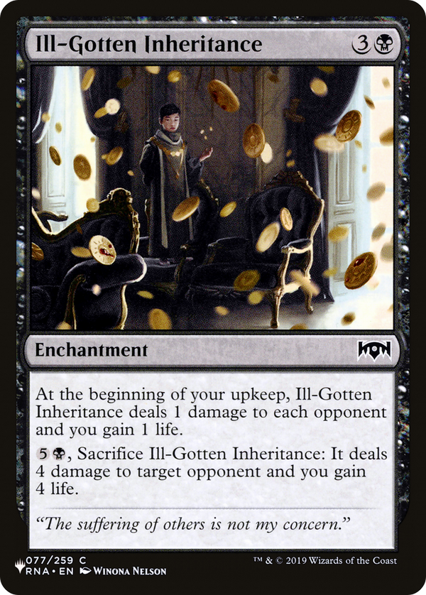 Ill-Gotten Inheritance - RNA Reprint (PLST)