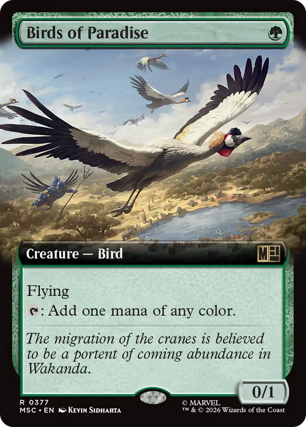 Birds of Paradise - Extended Art (MSC) (Pre-Order)