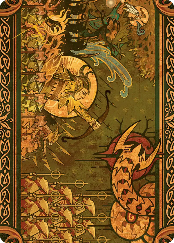 Chronicle of Victory (AECL) - Gold Stamped Art Card