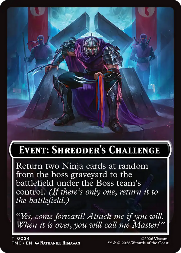 Event: Shredder's Challenge Token (TTMC)