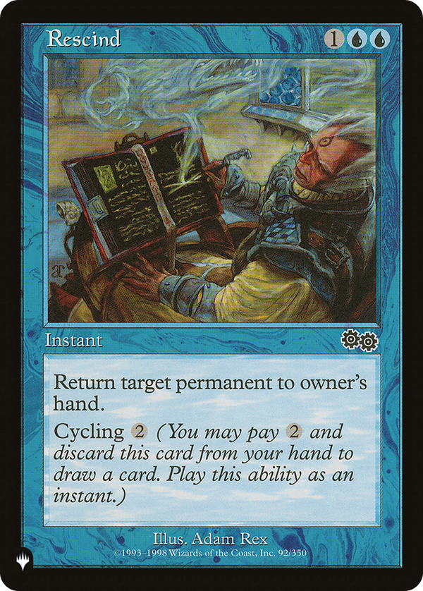 Rescind - USG Reprint (PLST)