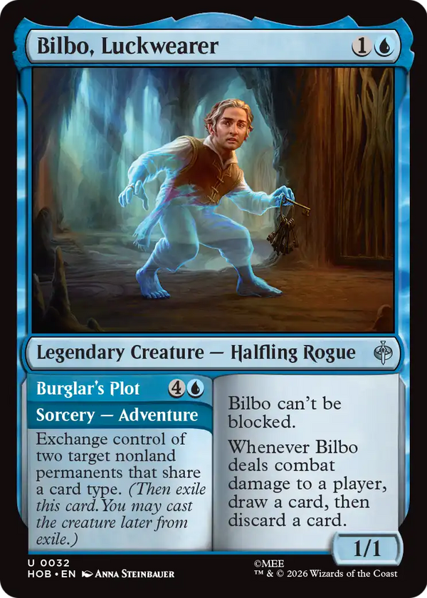 Bilbo, Luckwearer // Burglar's Plot (HOB) (Pre-Order)