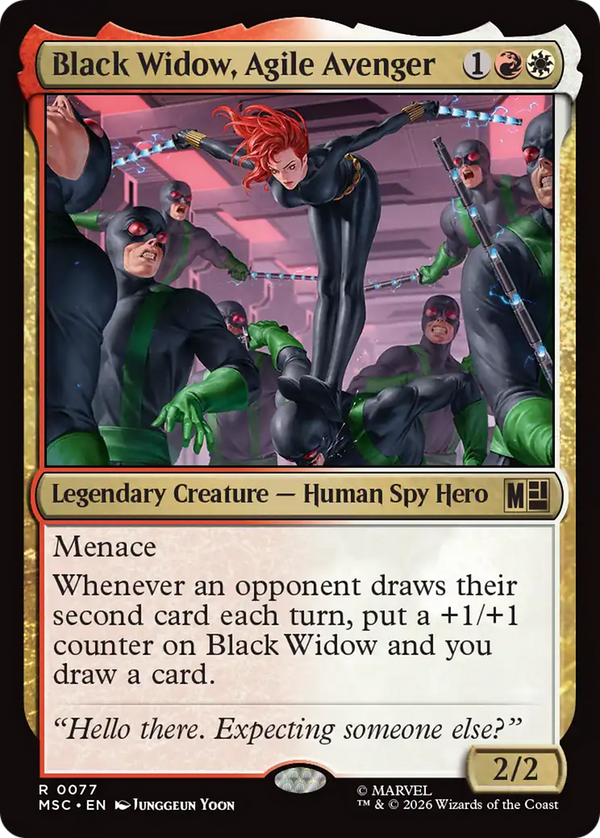 Black Widow, Agile Avenger (MSC) (Pre-Order)