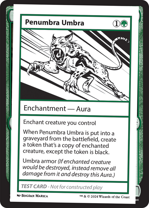 Penumbra Umbra - Test Card (MB2)