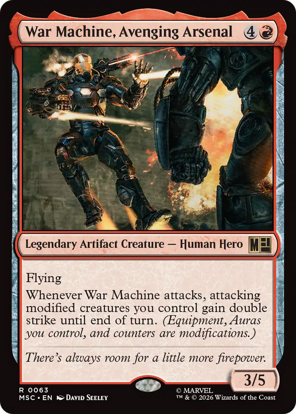 War Machine, Avenging Arsenal (MSC) (Pre-Order)