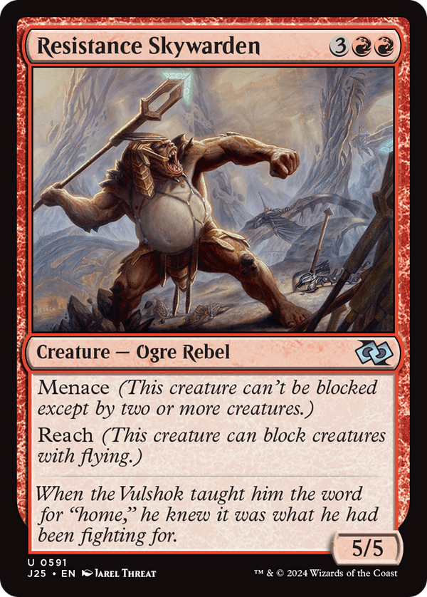 Resistance Skywarden (J25)