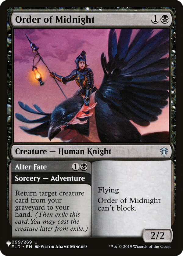 Order of Midnight // Alter Fate - ELD Reprint (PLST)