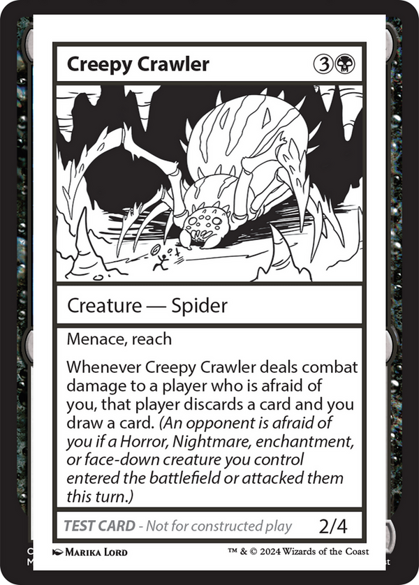 Creepy Crawler - Test Card (MB2)