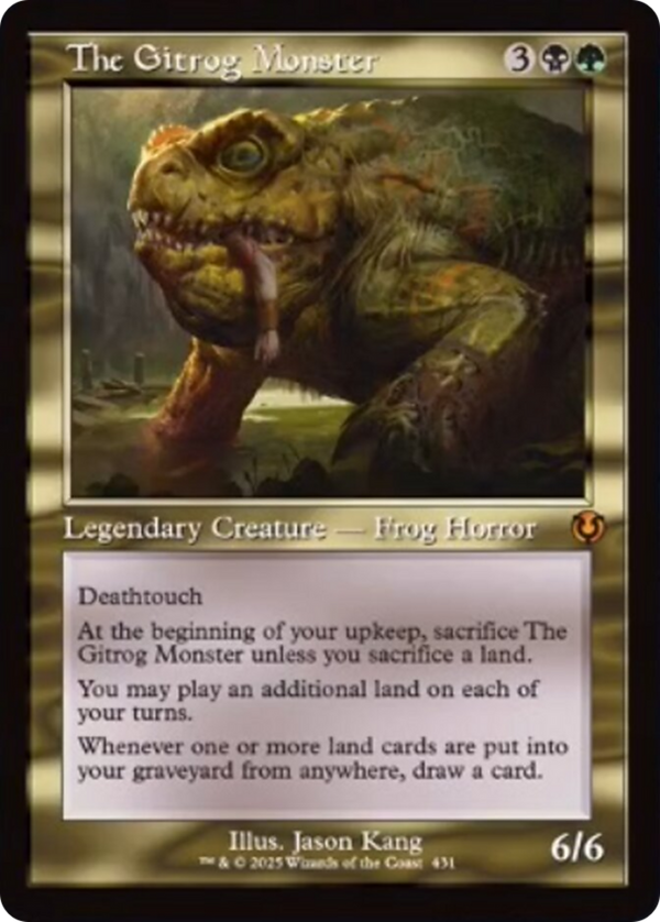 The Gitrog Monster - Retro Frame (INR)
