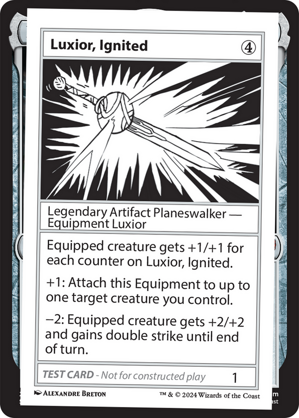 Luxior, Ignited - Test Card (MB2)