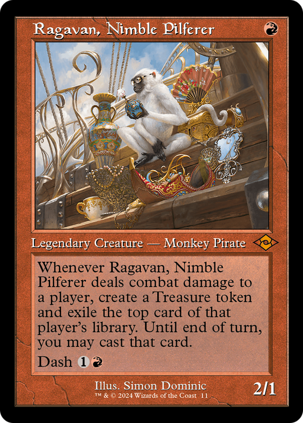 Ragavan, Nimble Pilferer - Retro Frame (H2R)