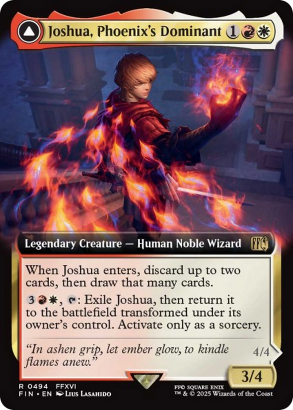 Joshua, Phoenix's Dominant // Phoenix, Warden of Fire - Extended Art (FIN)