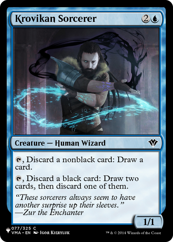 Krovikan Sorcerer - VMA Reprint (PLST)
