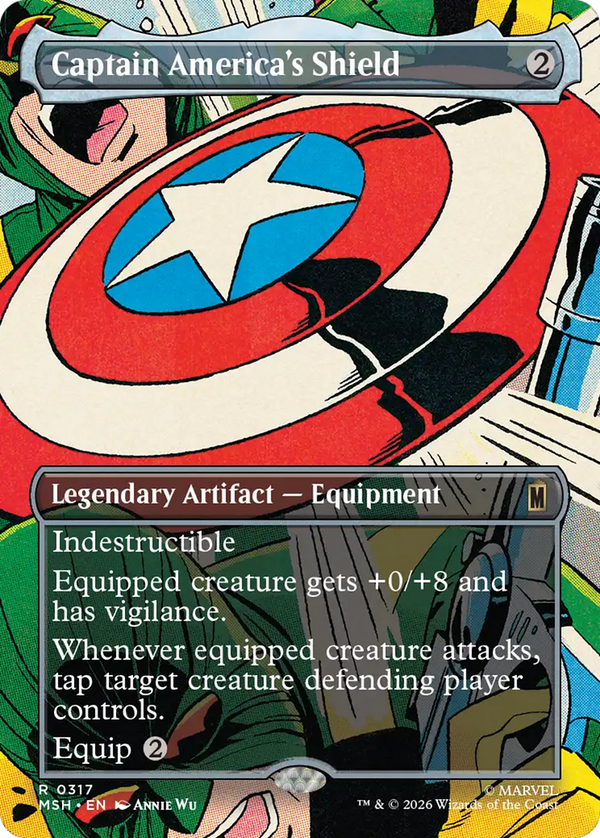 Captain America's Shield - Borderless Scene (MSH) (Pre-Order)