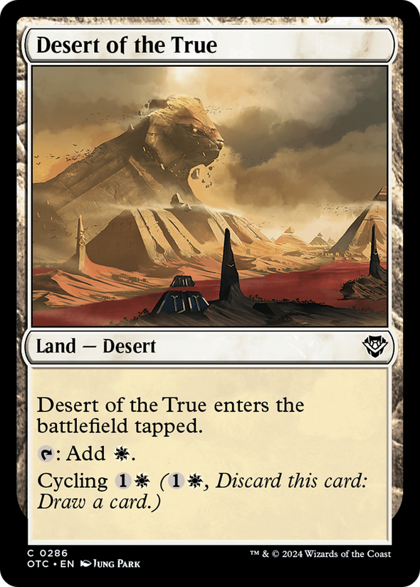 Desert of the True (OTC)