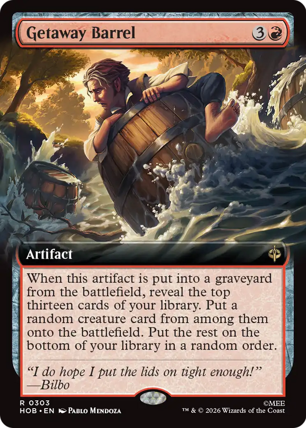 Getaway Barrel - Extended Art (HOB)