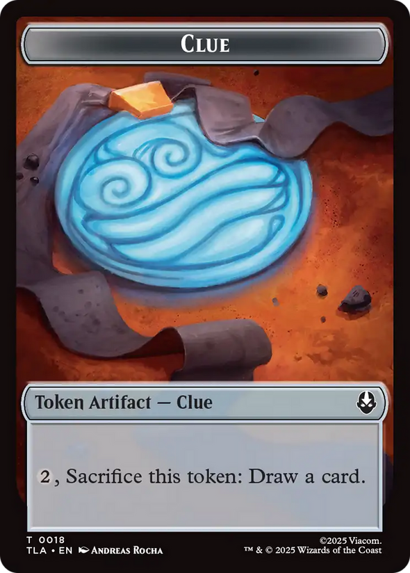 Clue (018) // Ally (007) Token (TTLA)