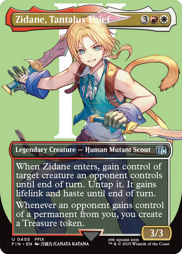 Zidane, Tantalus Thief - Borderless (FIN)