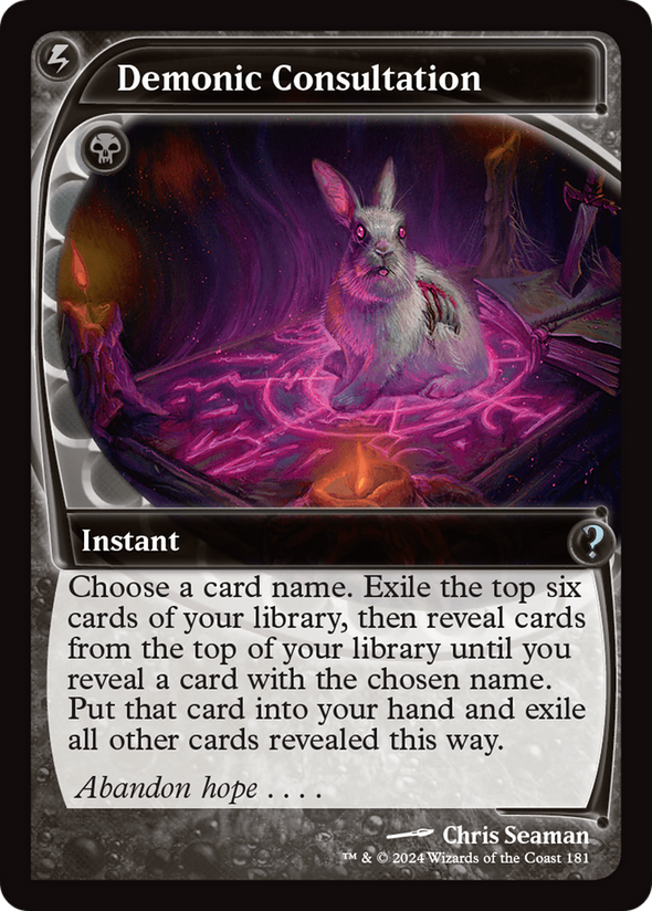 Demonic Consultation (MB2)