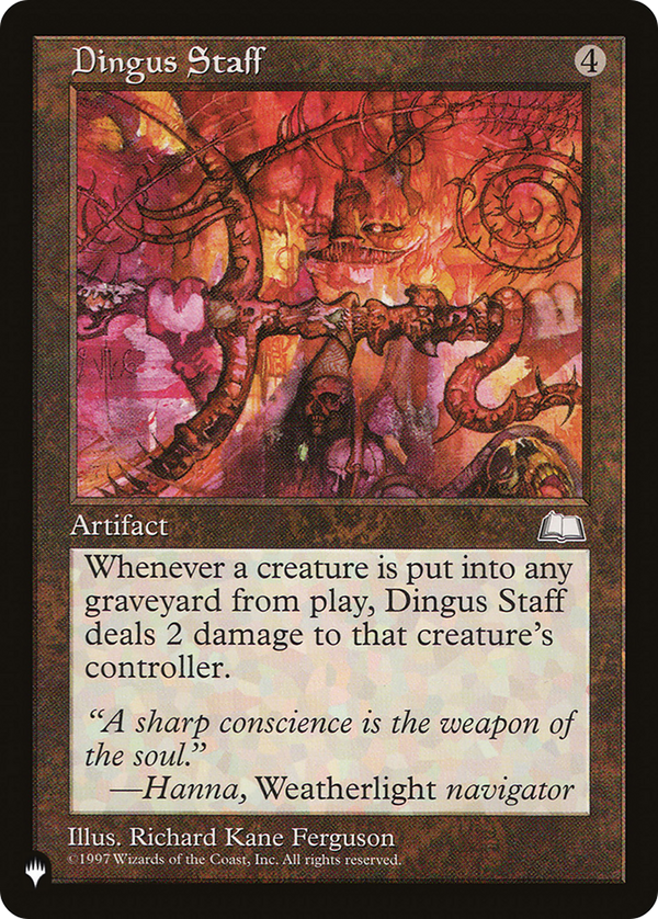Dingus Staff - WTH Reprint (PLST)