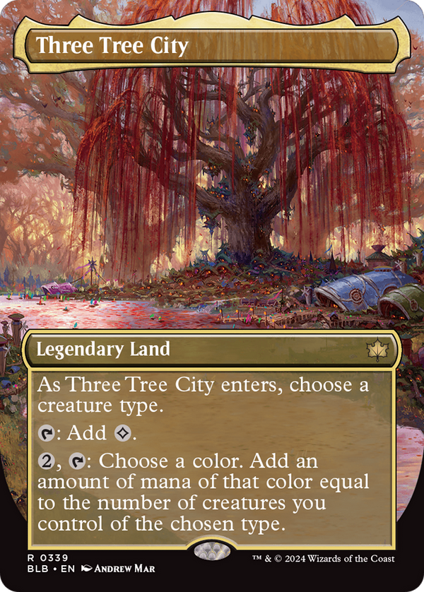 Three Tree City - Borderless (Autumn) (BLB)