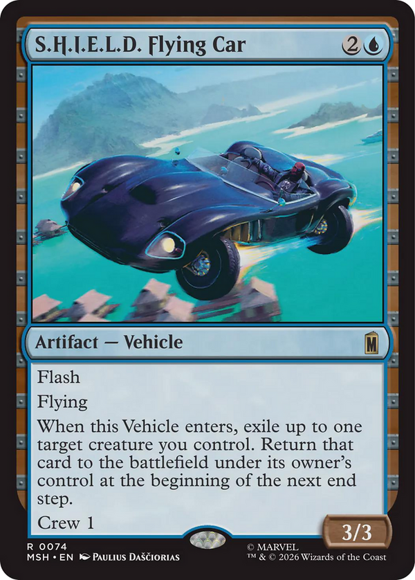 S.H.I.E.L.D. Flying Car (MSH)