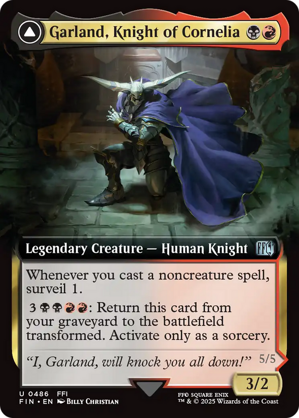 Garland, Knight of Cornelia // Chaos, the Endless - Extended Art (FIN)