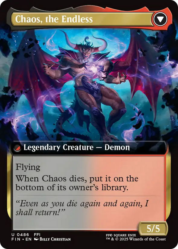 Garland, Knight of Cornelia // Chaos, the Endless - Extended Art (FIN)
