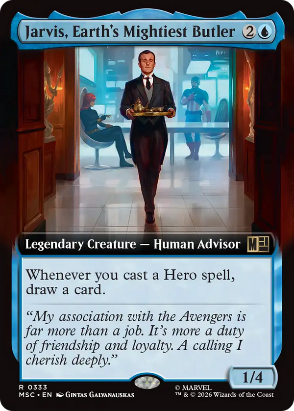Jarvis, Earth's Mightiest Butler - Extended Art (MSC) (Pre-Order)