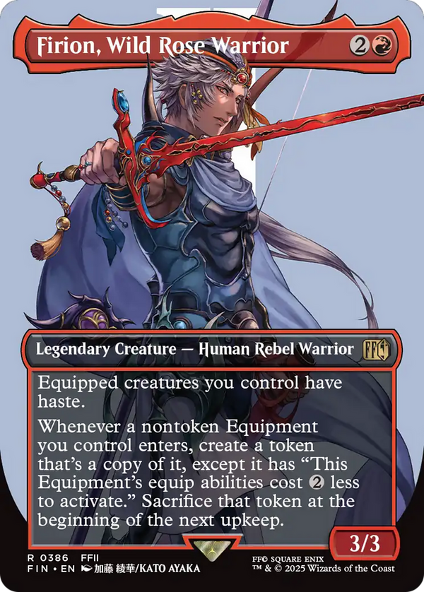 Firion, Wild Rose Warrior - Borderless (FIN)