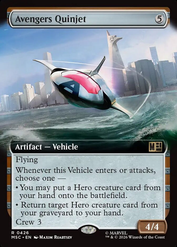 Avengers Quinjet - Extended Art (MSC)