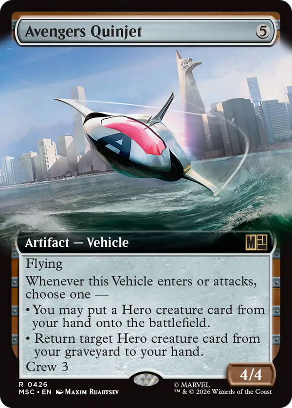 Avengers Quinjet - Extended Art (MSC) (Pre-Order)