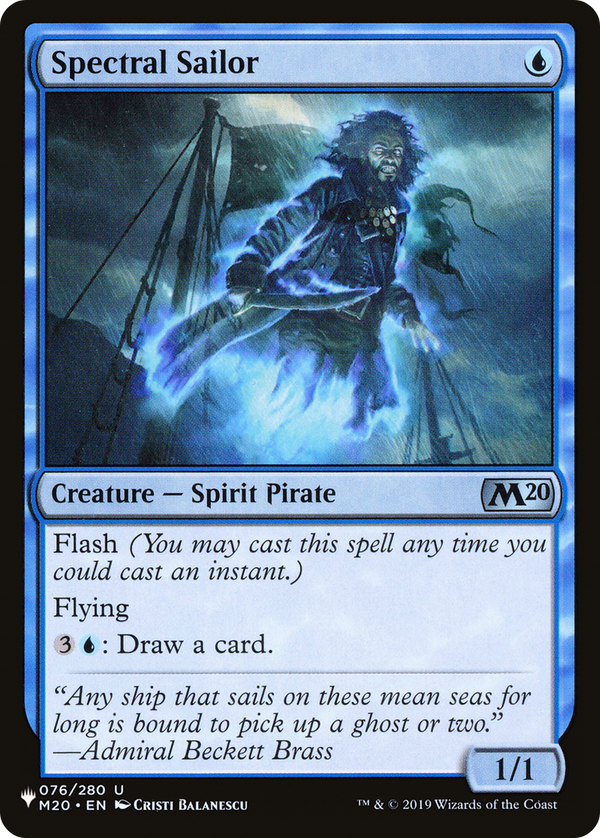 Spectral Sailor - M20 Reprint (PLST)
