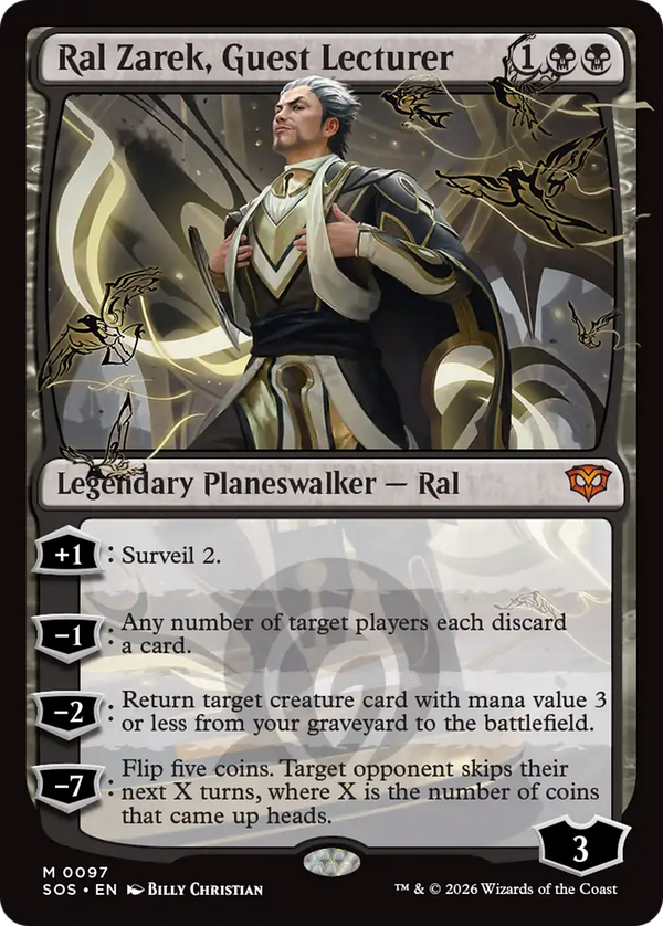 Ral Zarek, Guest Lecturer (SOS)