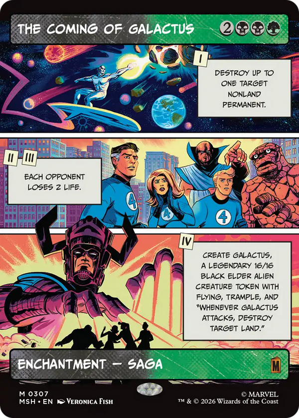 The Coming of Galactus - Panel Showcase (MSH) (Pre-Order)