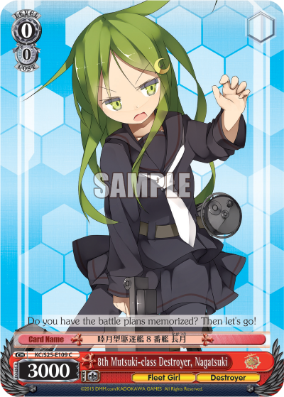 8th Mutsuki-class Destroyer, Nagatsuki - KC/S25-E109 - Common available at 401 Games Canada