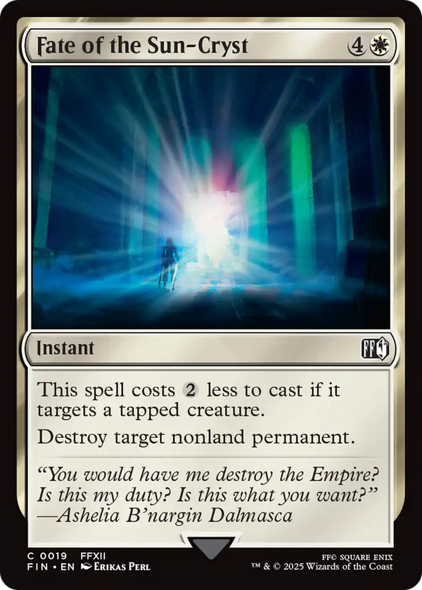 Fate of the Sun-Cryst (FIN)