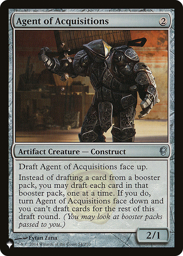Agent of Acquisitions - CNS Reprint (PLST)