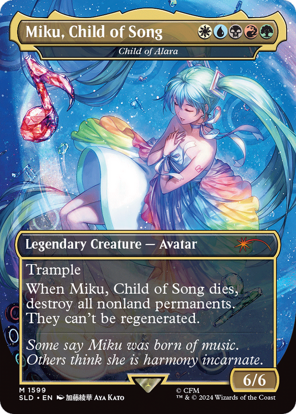 Miku, Child of Song // Child of Alara - Hatsune Miku: Digital Sensation (SLD)