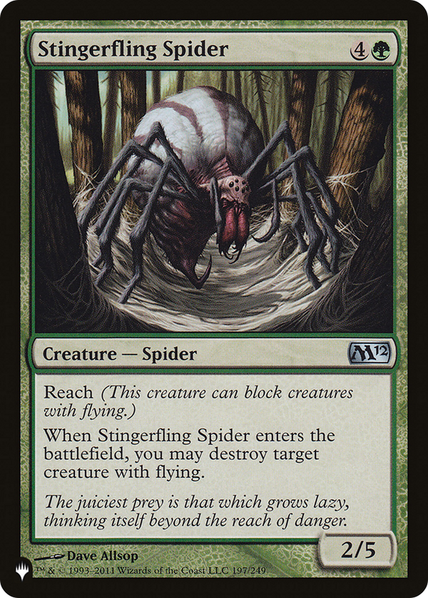 Stingerfling Spider - M12 Reprint (PLST)