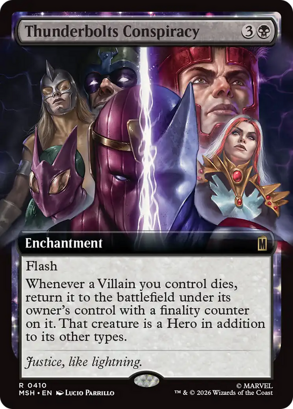 Thunderbolts Conspiracy - Extended Art (MSH) (Pre-Order)