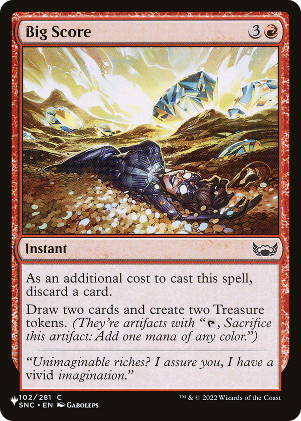 Big Score - SNC Reprint (PLST)