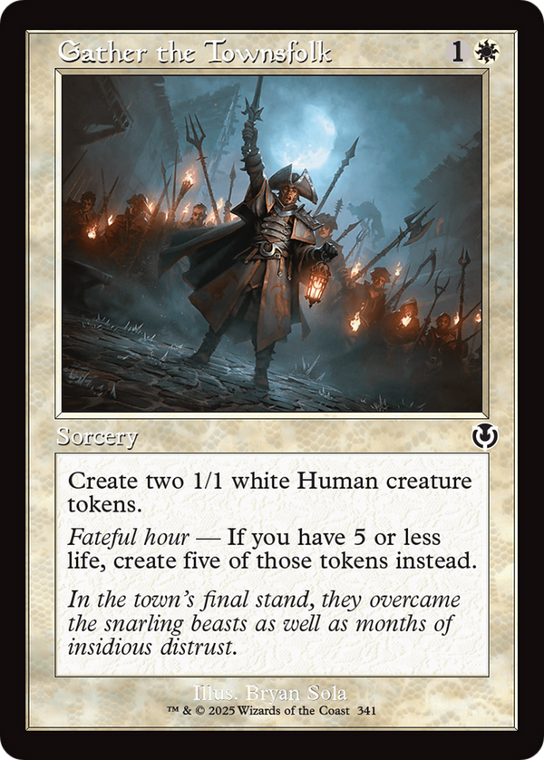 Gather the Townsfolk - Retro Frame (INR)