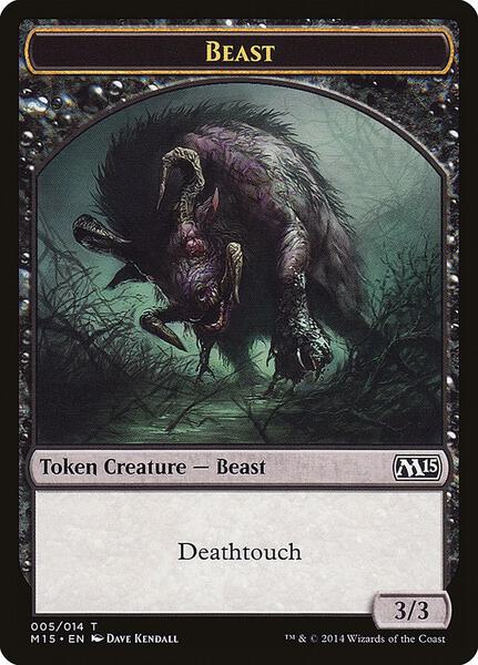 Beast (Black) Token (TM15)